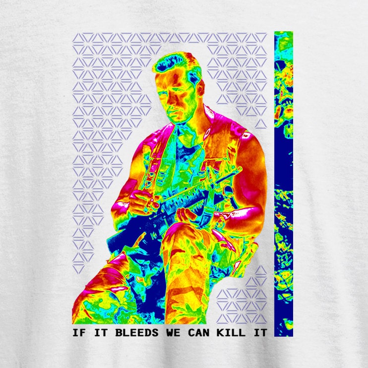 IF IT BLEEDS // 'Predator' Inspired Cult Movie t-shirt // Unisex