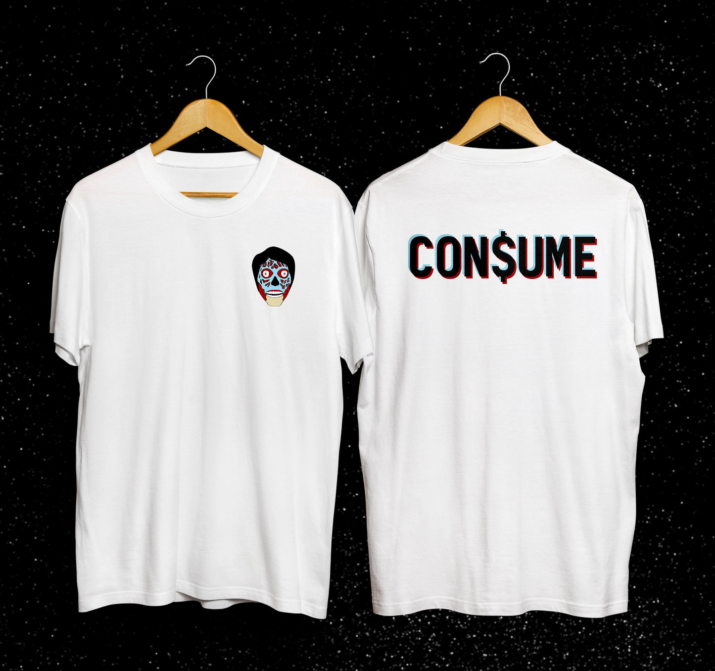 Consume // 'They Live' Inspired Cult Movie T-Shirt // Unisex